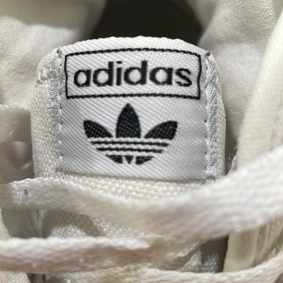 Adidas Nizza RF Hi Classic B-ball shoes in white canvas. Men 13. Excellent cond. - Picture 6 of 15